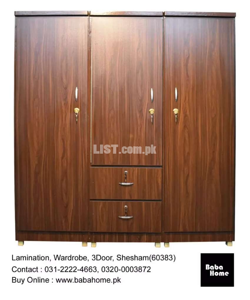 Lamination wardrobe 3 door simple