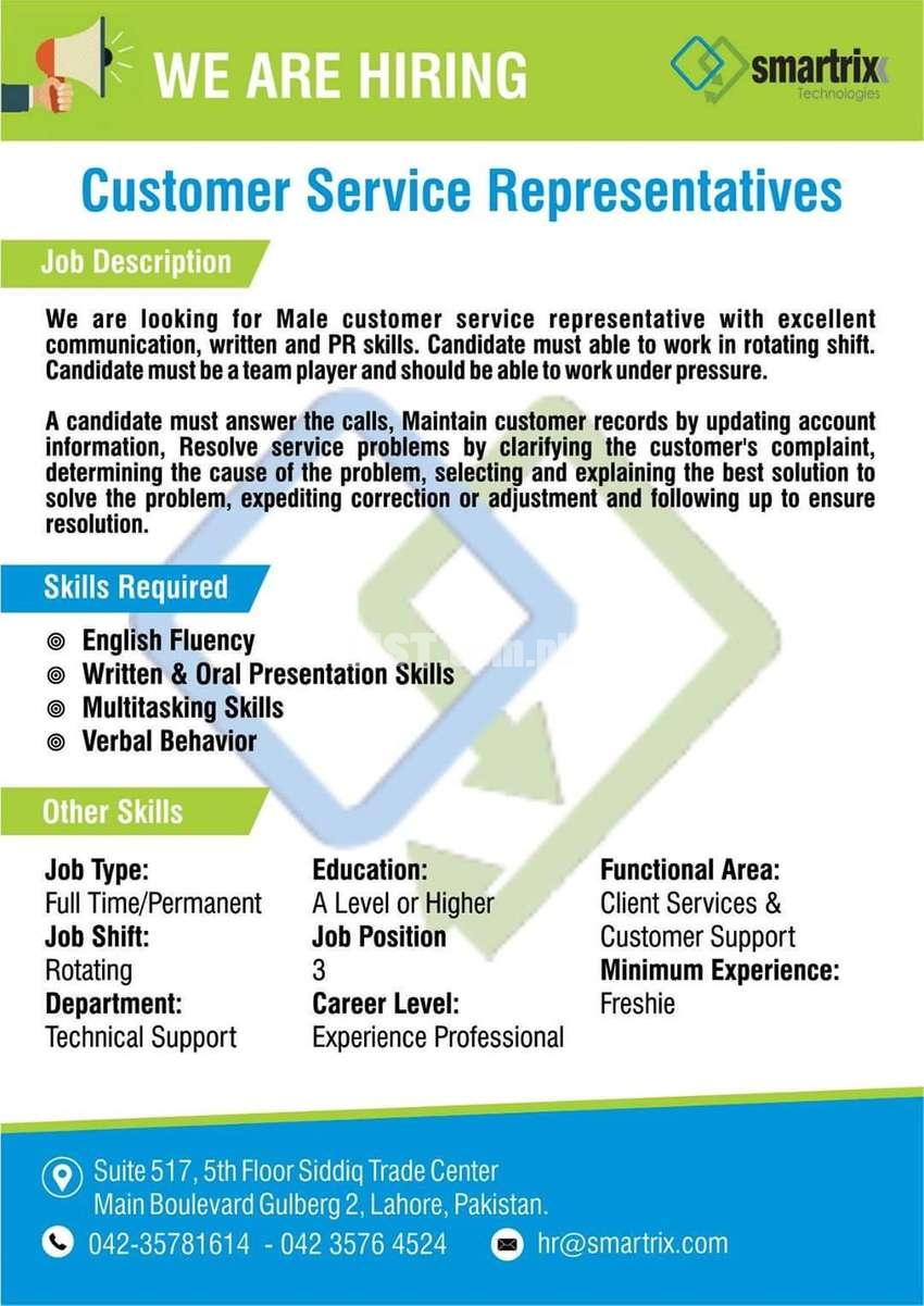 Customer service representative
