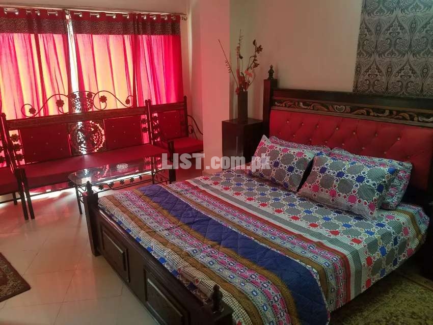 Bahria Town Phase 7& 8 Islamabad furnished flat per day rent available