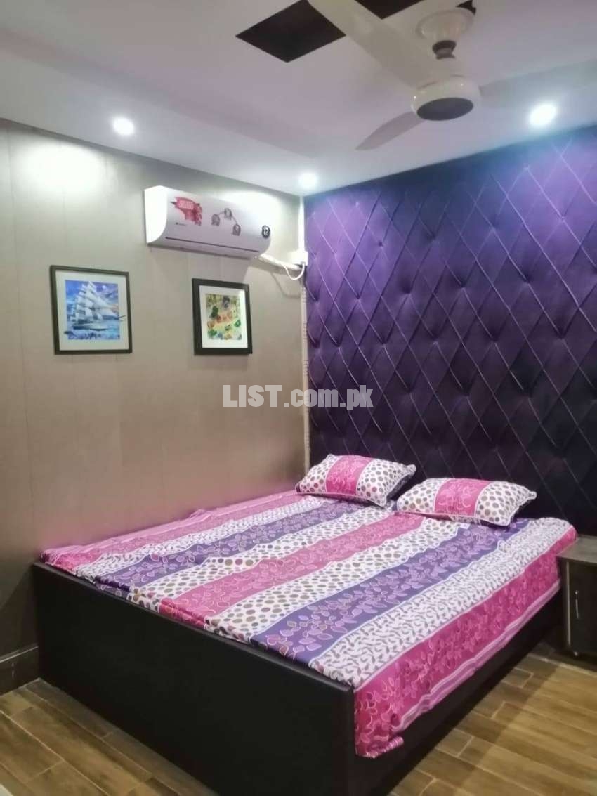 1 Bed Super Luxury Flat For Sale Near Nishat Hotel Johar Town Lahore