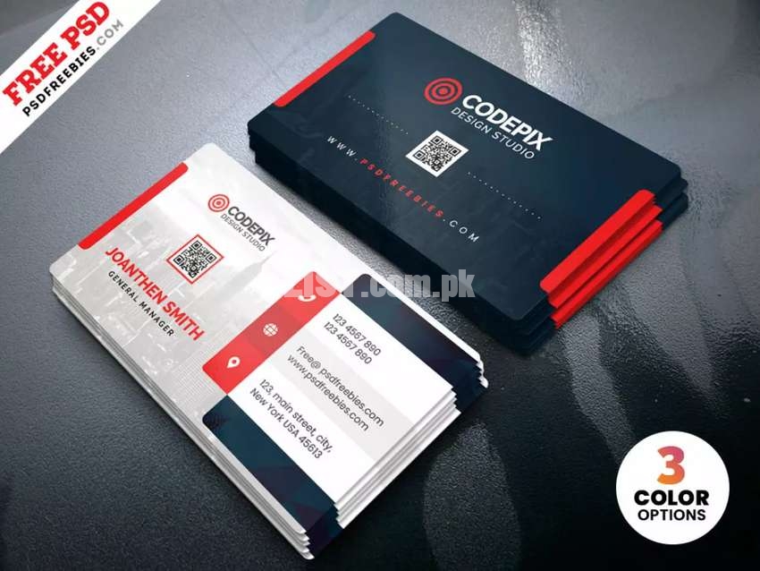 Best quality visiting card we print your company cards letter head