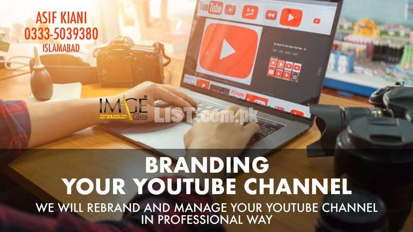 Rebrand & manage your Youtube Channel in Professional way
