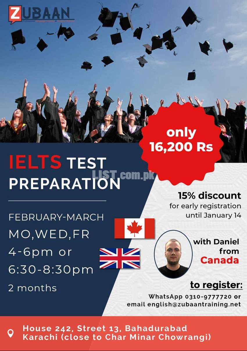 IELTS Course with foreign teacher
