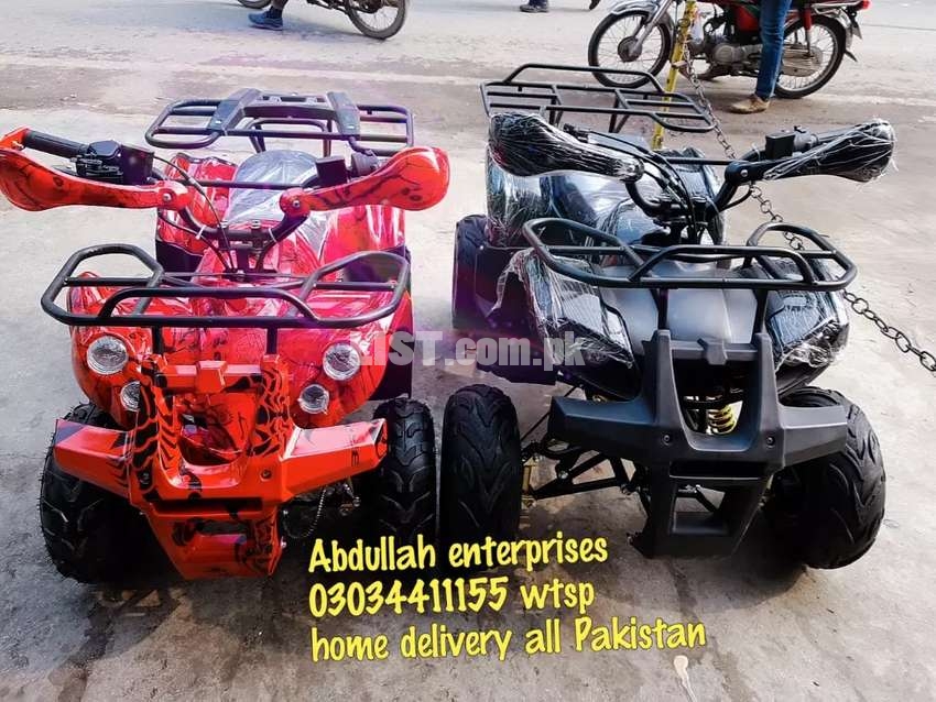 Disable person 4 wheels all control in hand atv quad 4wheels Pakistan