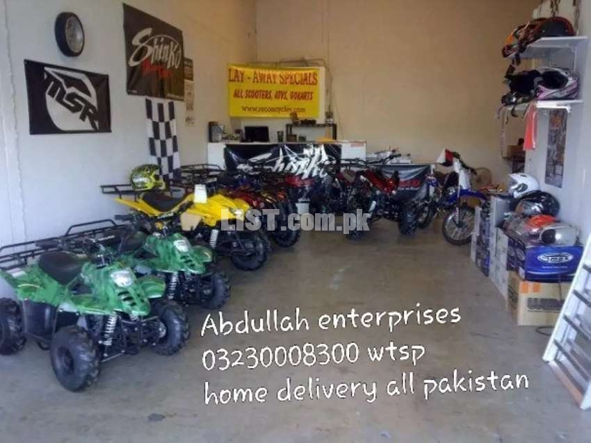 Abdullah enterprises 2020 full variety atv quad bike delivery all pk