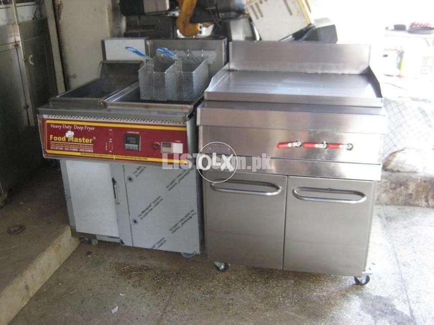 Fryer And Hot Plate NEW Made By Food Master