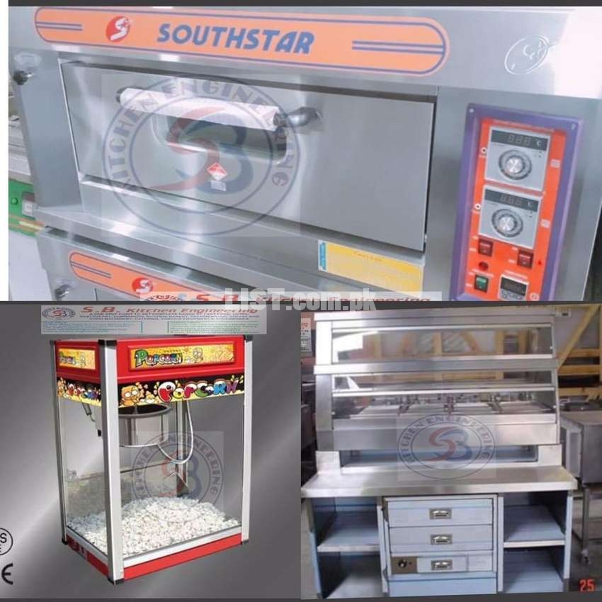 Pizza Oven South Star,hot case with tabal, Delivery box, fast foods