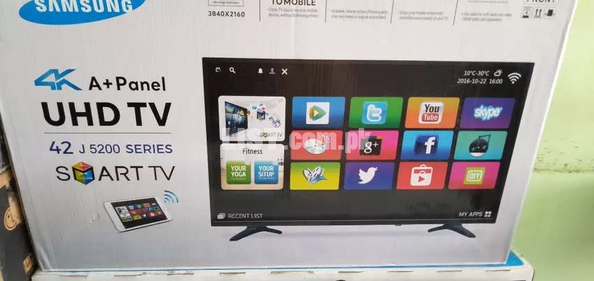 4k uhd Samsung 42" smart andriod new model led tv