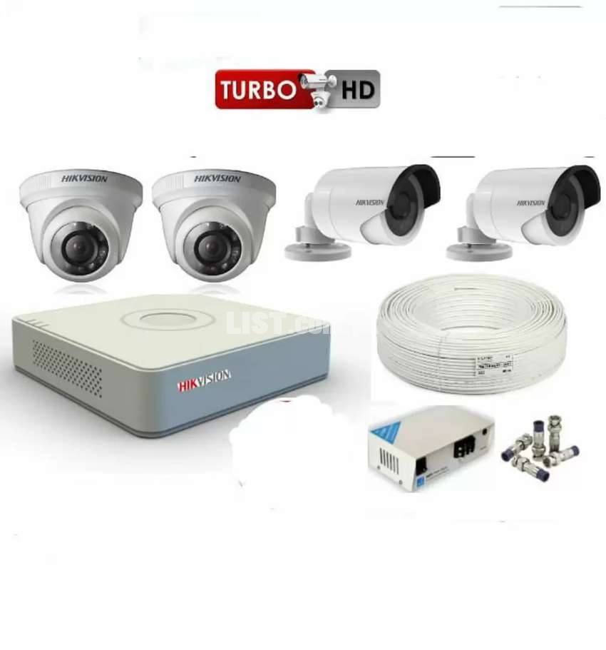 HIK Vision 1.3 MegaPixels CCTV Security System for Home and Office