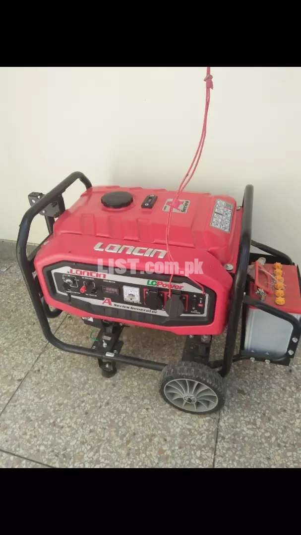 Loncin 3.5 kva Only Use 8months brand new Condition nut to nut Geniun