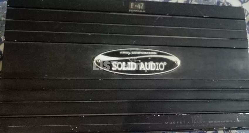 Solid audio amp