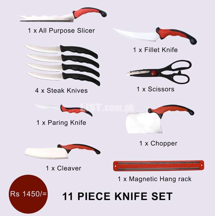 Smart 11 pieces Knives Set