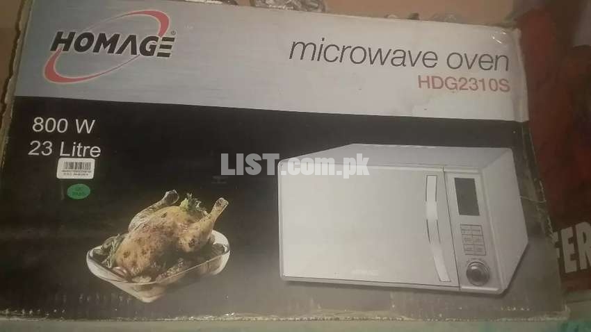 Homage microwave oven