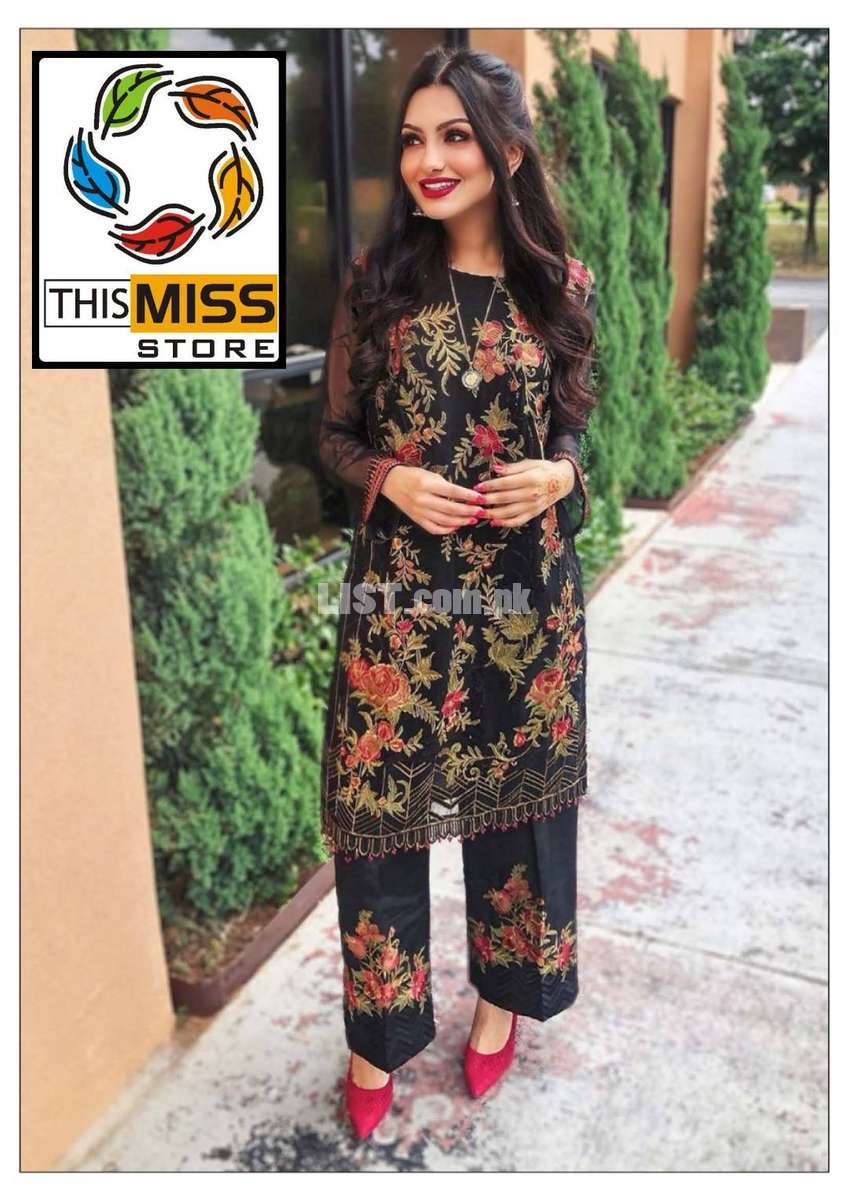 Lawn dress for ladies (full embroidery collection)