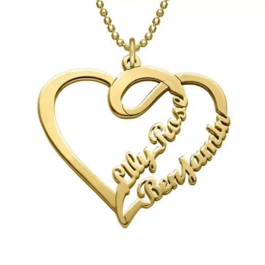 Name Jewellery customized gold plated items with your name