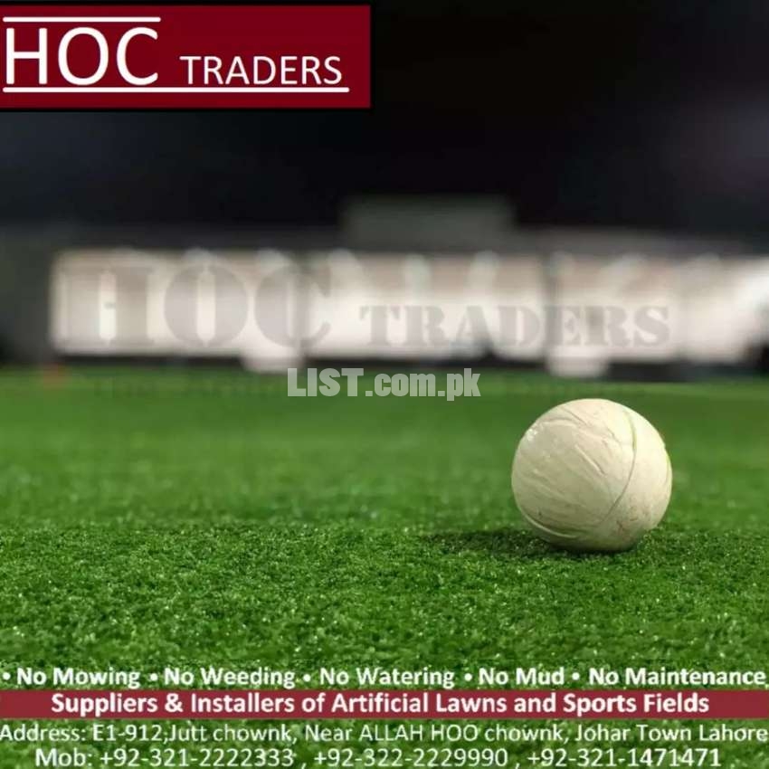 Artificial grass, astro turf HOC TRADERS best supplier in Pakistan