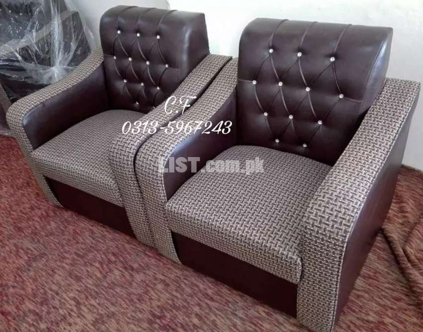 Chocalte brown 7seater sofa set