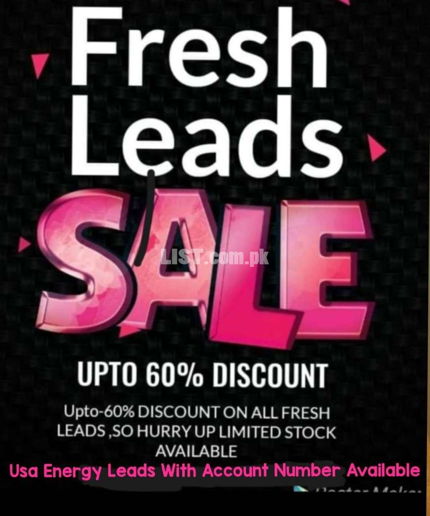 FRESH LEADS DATA AVAILABLE FOR CALL CENTER