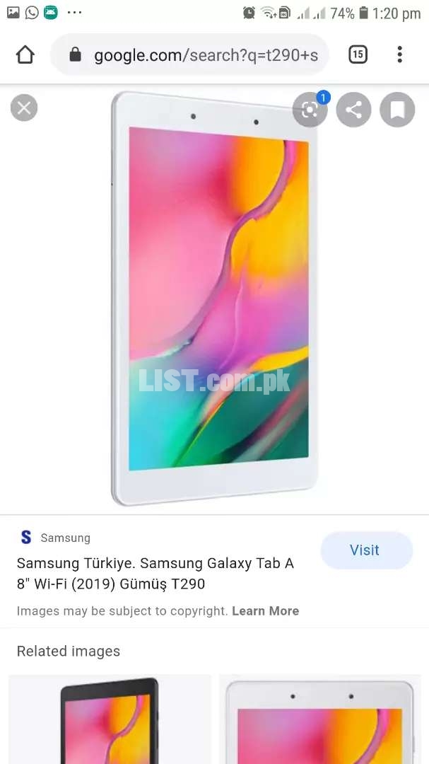 Samsung galaxy tab  a t290