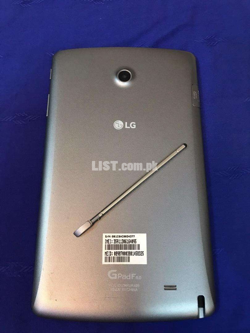 LG tablet with stylus pen
