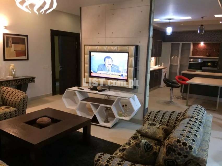 Luxury furnish two bedrooms family apartments on rent in bahria ph 2
