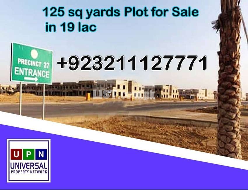 Super Offer Plot Is Available For Sale In Precinct 27, Bahria Town