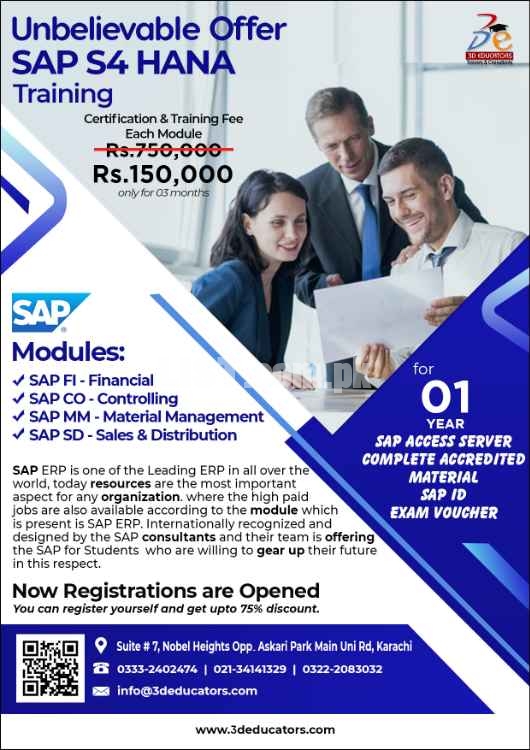 Best  Offer - SAP S4 HANA Training