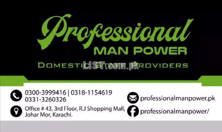 Professional manpower karachi