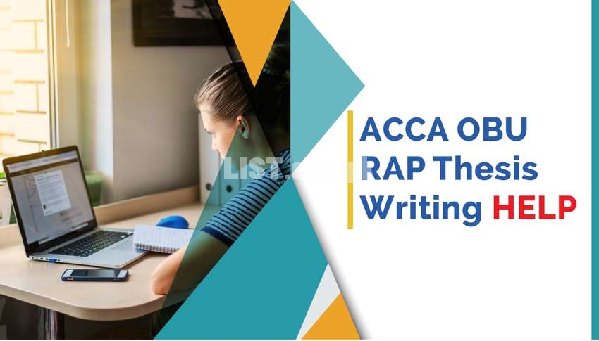 ACCA / OBU Rap Thesis writing service - Help by professional writers