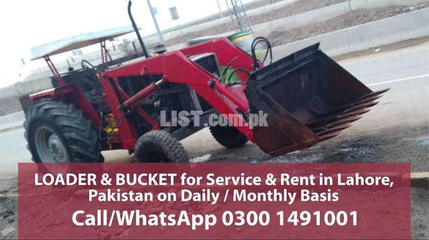 Tractor with Bucket for Use in Lahore