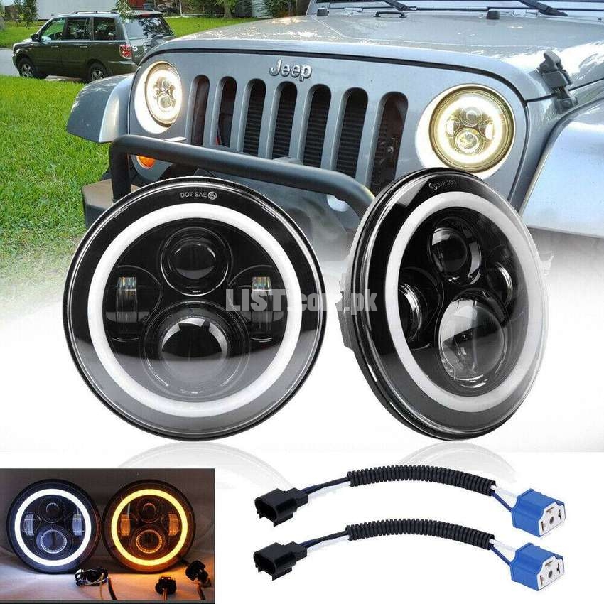 Jeep 7 Inch Universal light A Qulaity round Drl
