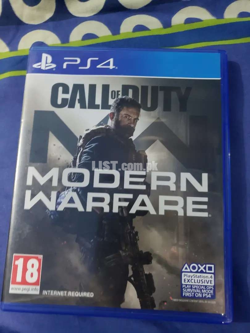 Call of Duty Modern Warfare ps4