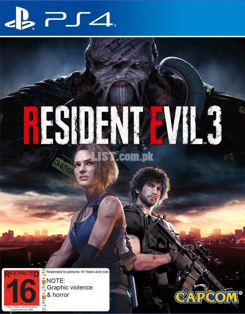 Resident Evil 3, Final Fantasy VII remake, DIGITAL PS4 GAMES