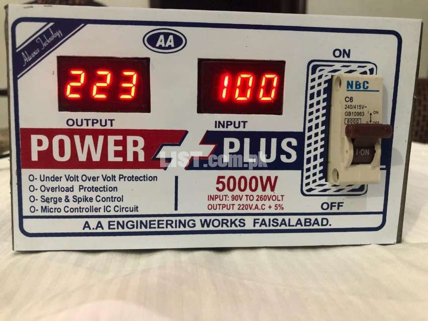 Power+ Voltage Stabilizer with 20 distinguish features