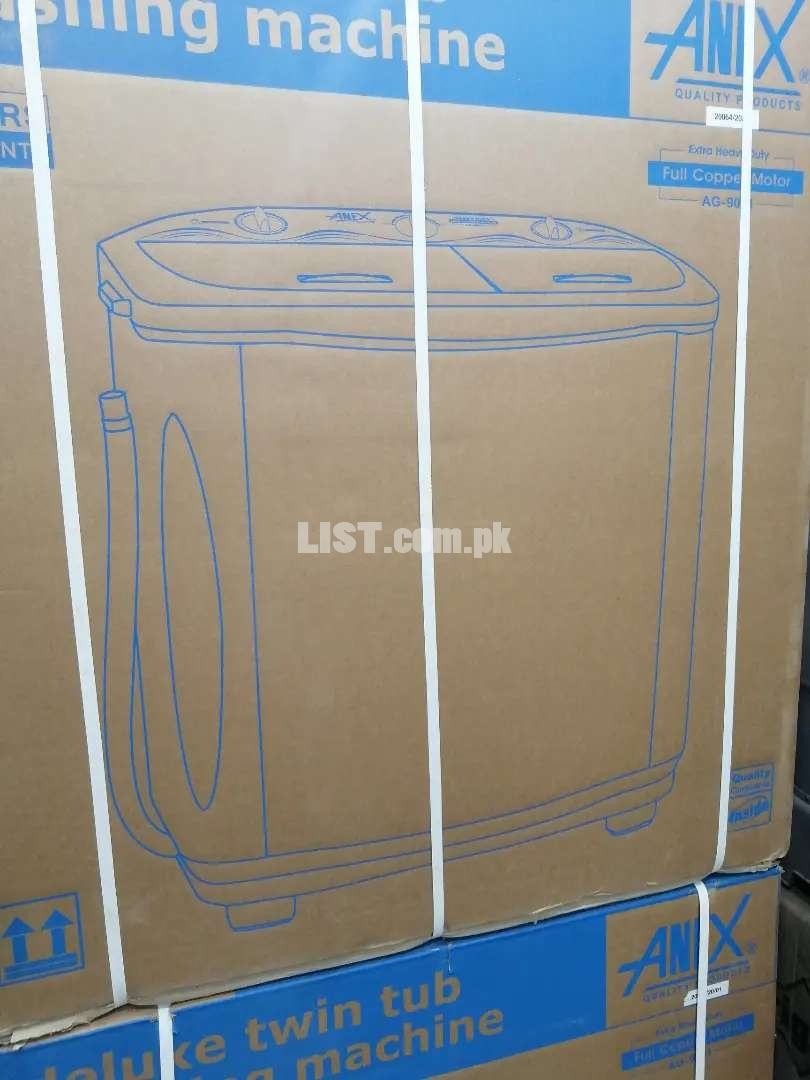 Free Dilvery Washingmachine tiwn tub new box pack 2 year warrenty