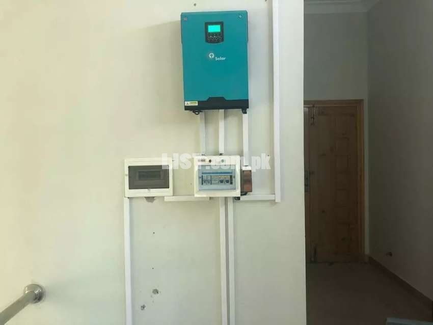 5kVA Solar for Home Office 1.5 ton  Heating, cooling, 4 Fans, 6 Lights