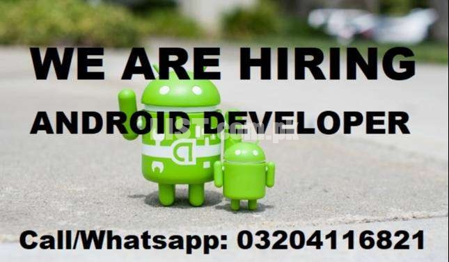 Required android developer urgently
