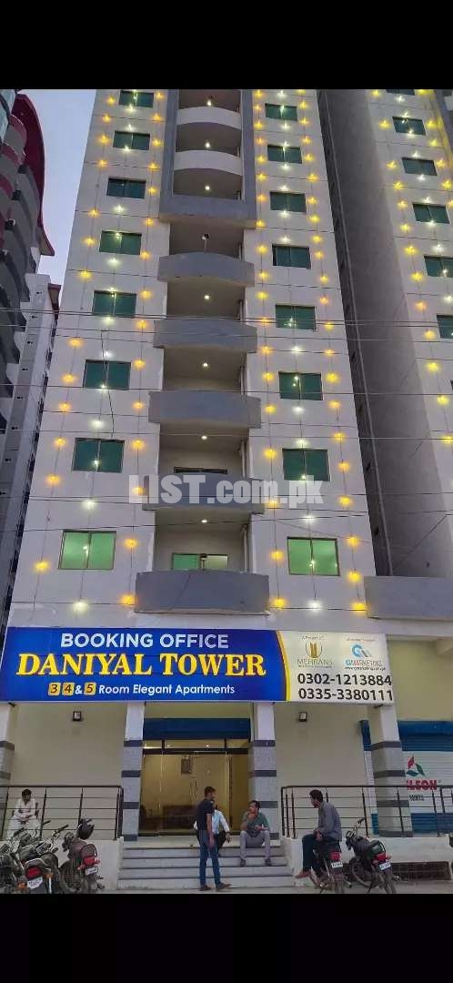 Brand new Flat Daniyal Tower. West open _Corner