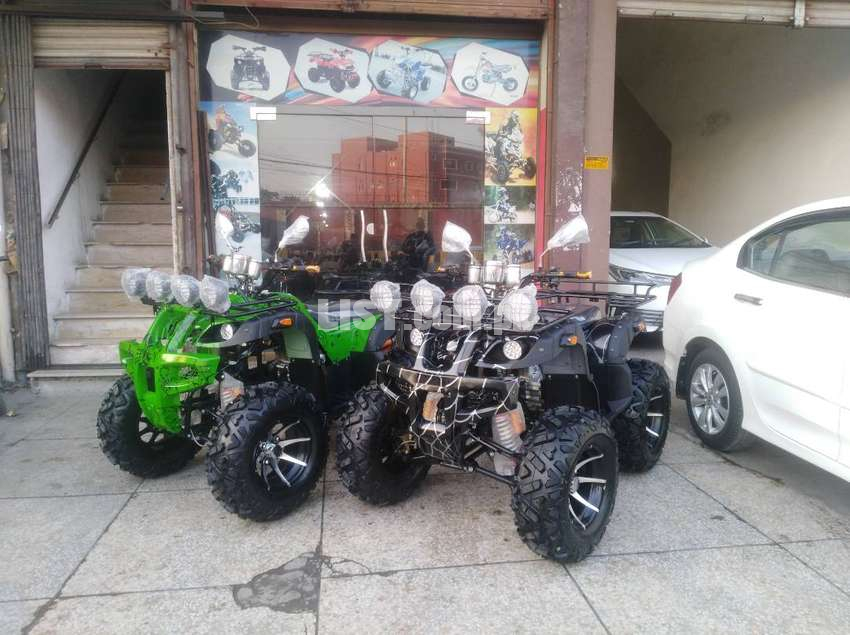 Off Road Outstanding Stock Atv Quad 4 Wheels Deliver In All  The Pak