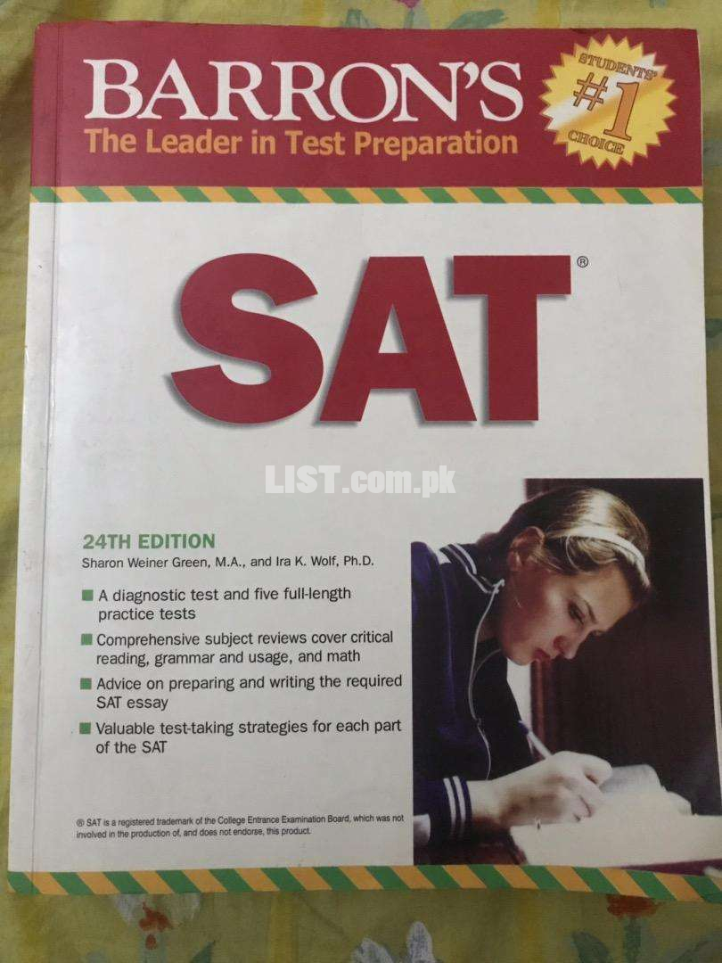 SAT Scholastic Aptitude Test Book