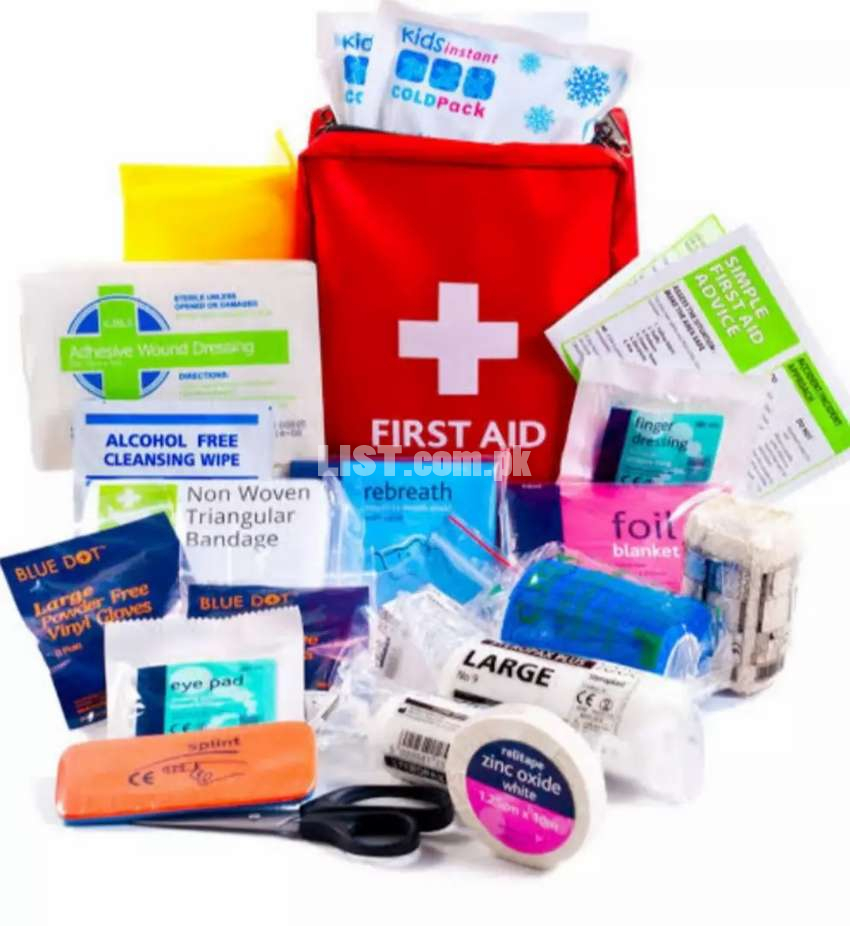 First aid medical supplies