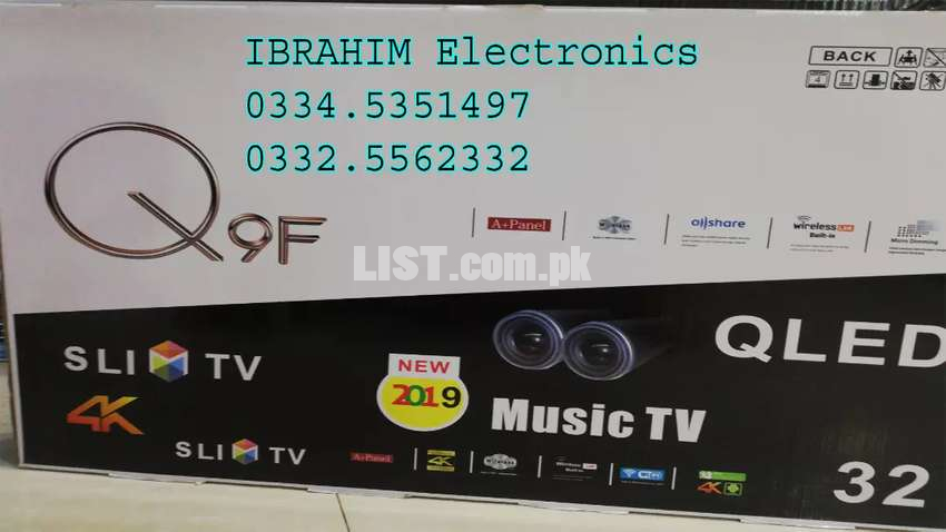 IBrahim Electronics 32" inch Slim Uhd LED With warranty