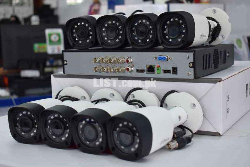 4 Cameras HD CCTV system | with complete Installation