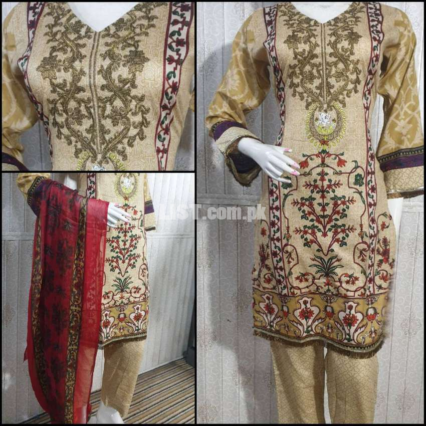Lawn Stitched Ready To Wear Dresses. Free Delivery In Lahore.