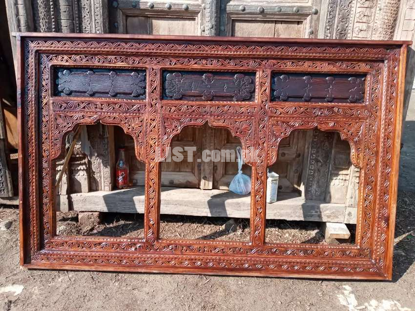 Wooden hand made carving frame for sale.