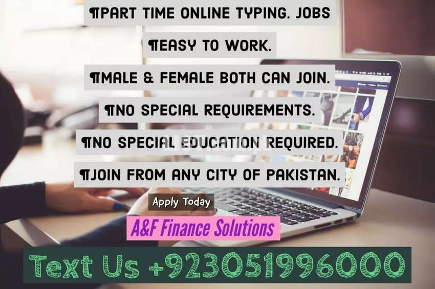 Smart Way to Earn Smart from Home.
Apply for Typing Jobs& Start 2 Earn