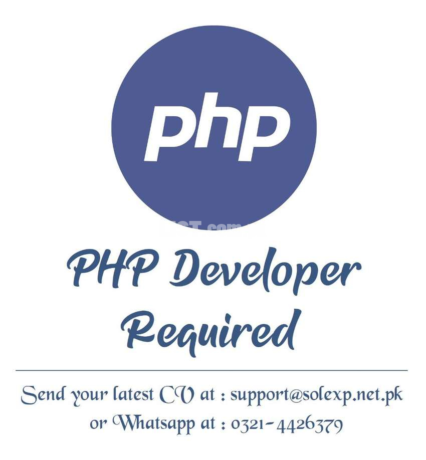 PHP Developer Required