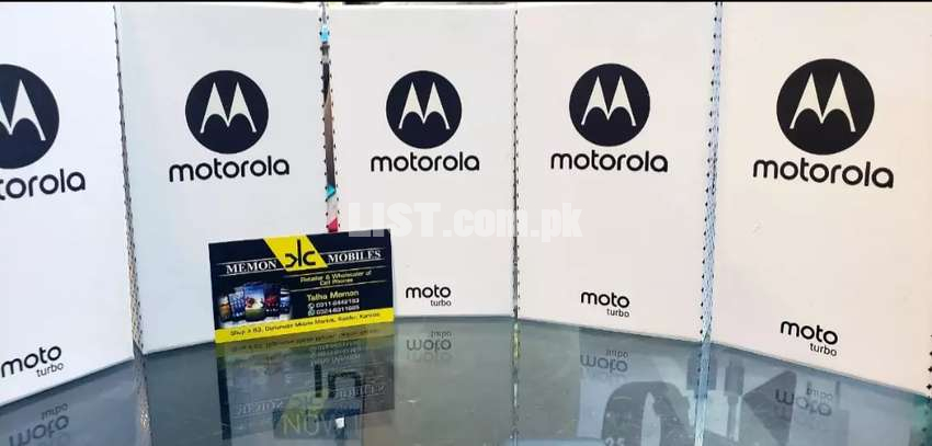Moto Turbo 1 With Box And Charger PTA APPROVED