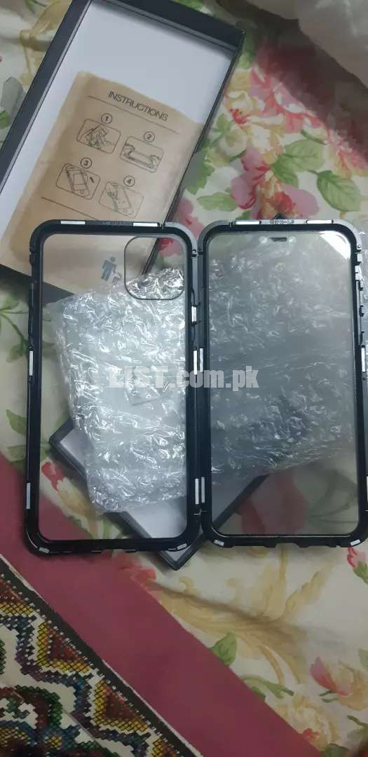 iPhone 11 pro max magnetic front and back case