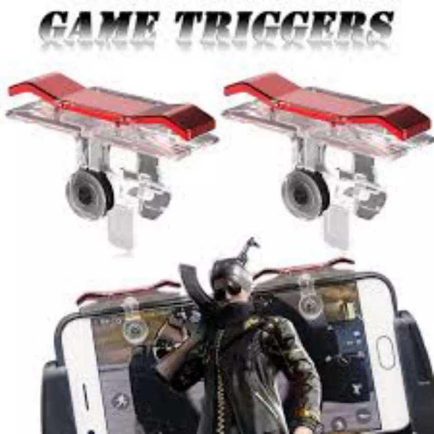 Dual Way Pubg Trigger Transparent and Red Color